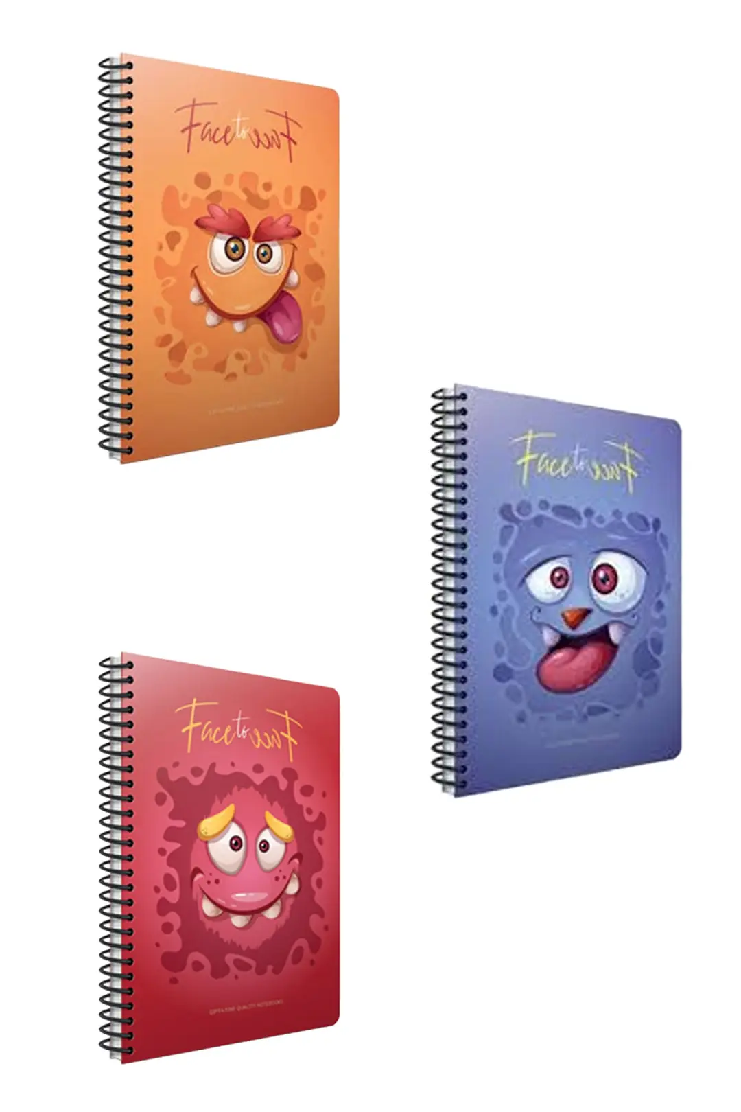 Taros Face to Face A4 Kareli Defter 100 Yaprak – Spiralli Karton Kapaklı