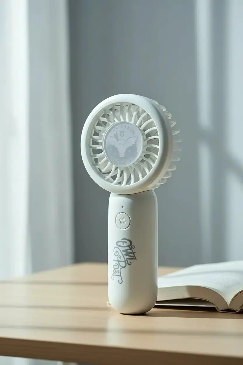 Harry Potter Lisanslı Hedwig El Tipi Vantilatör 1200mAh – Sevimli Taşınabilir Serinlik