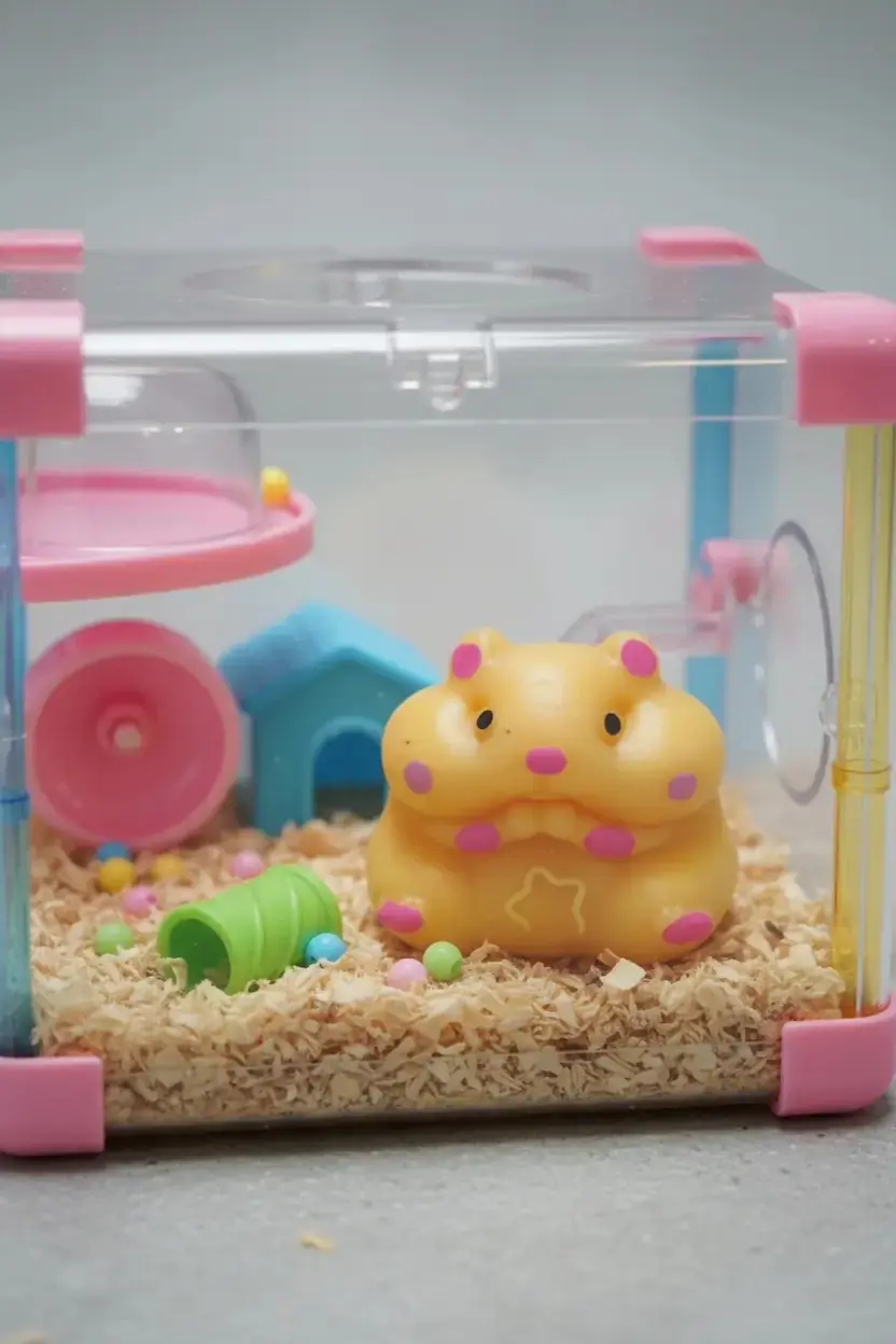 Taba World Squishy Ready Made Hamster – Sevimli Hamster Tasarımlı Yumuşak Stres Oyuncağı
