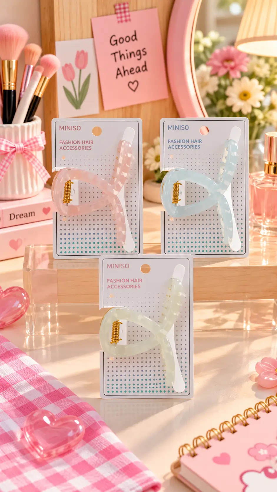 Miniso Lisanslı Basic Serisi Kıskaç Toka (B) – 11 Cm Klasik Tasarım & Güçlü Tutuşlu Toka