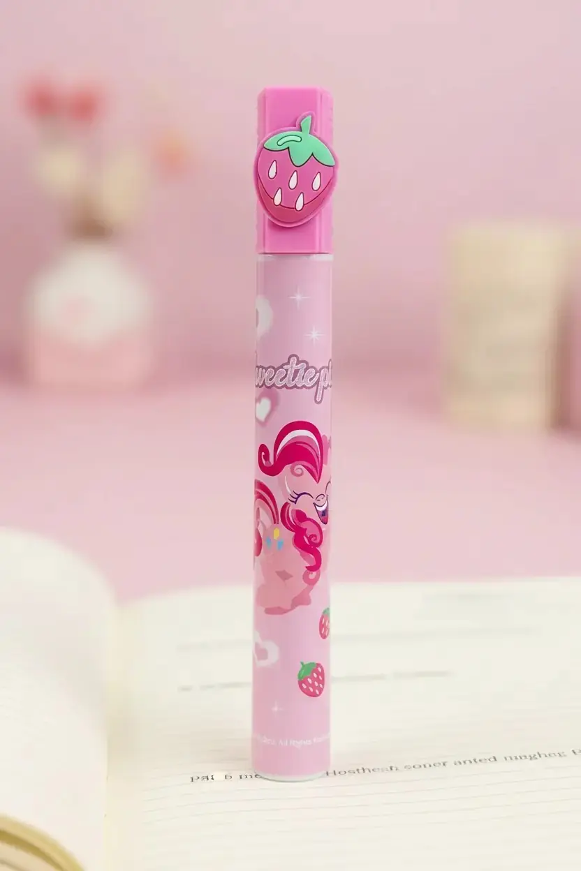 My Little Pony Lisanslı Pinkie Pie Büyük Marker – Çilek Figürlü Eğlence Serisi Kalem 19.6 Cm