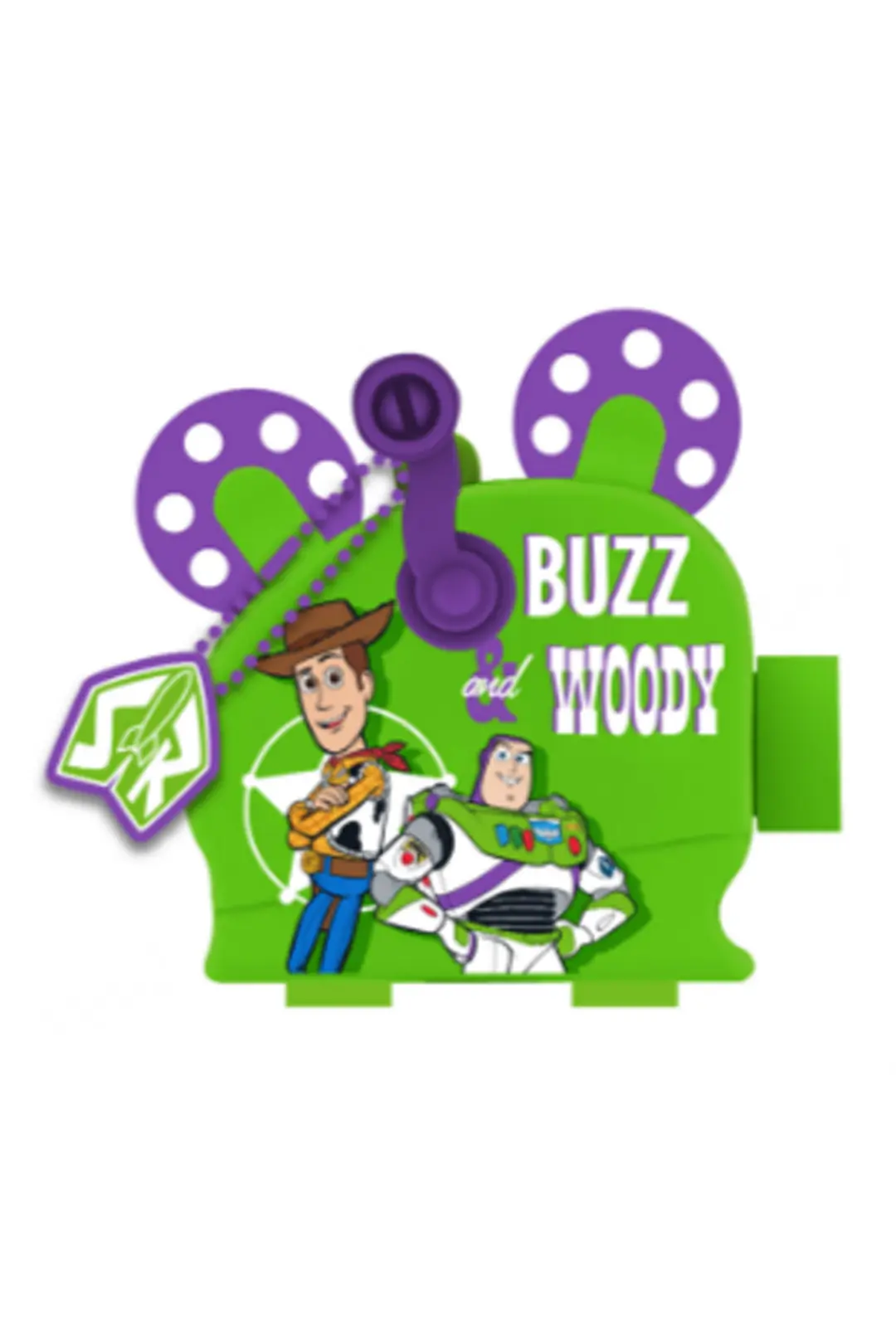 Disney Oyuncak Hikayesi Lisanslı Film Projektörlü Işıklı Kolye