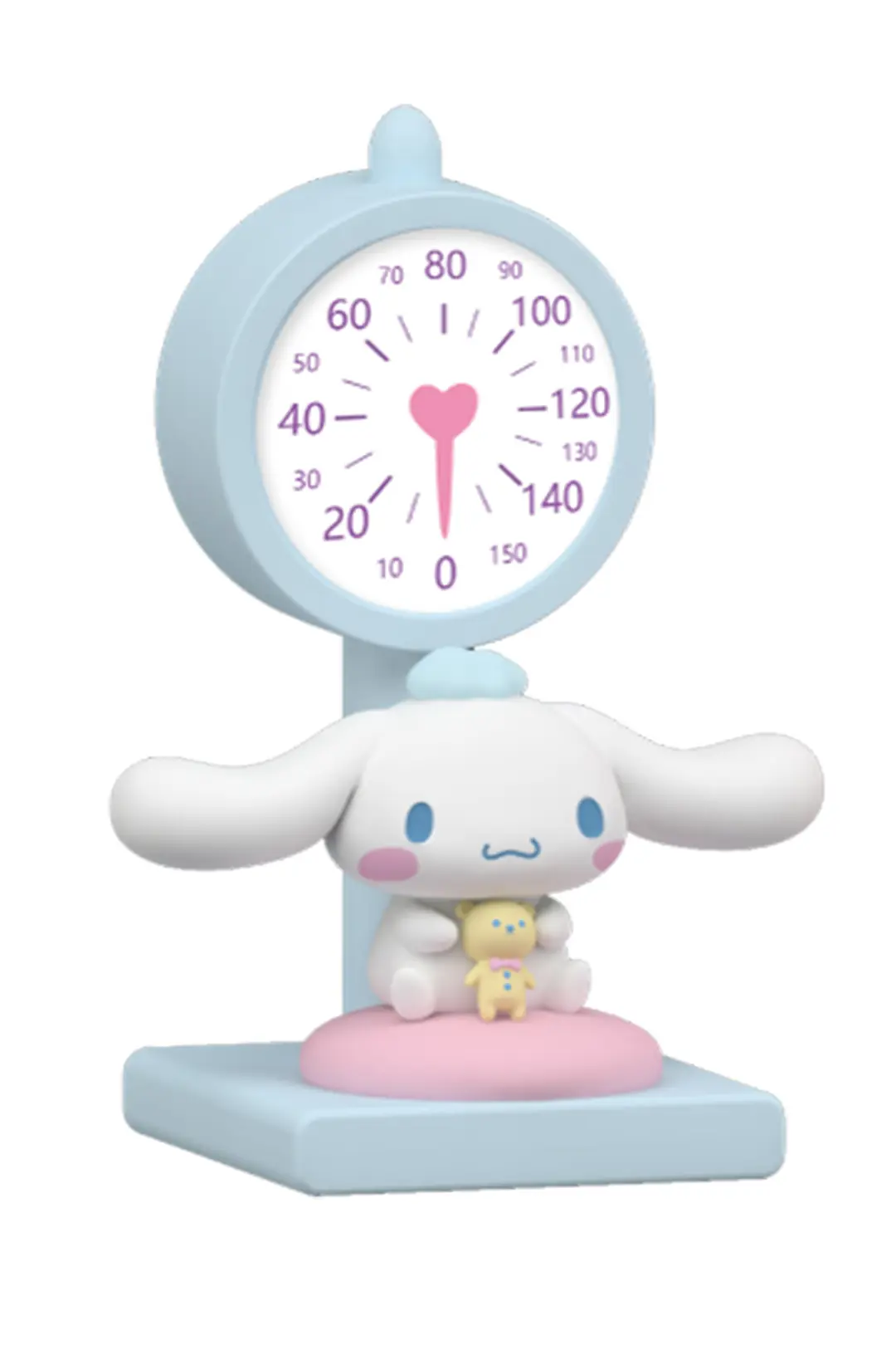 Sanrio Lisanslı Cinnamoroll LED Mini Gece Lambası – Pilli Dekoratif Masa Üstü Aydınlatma 8 Cm