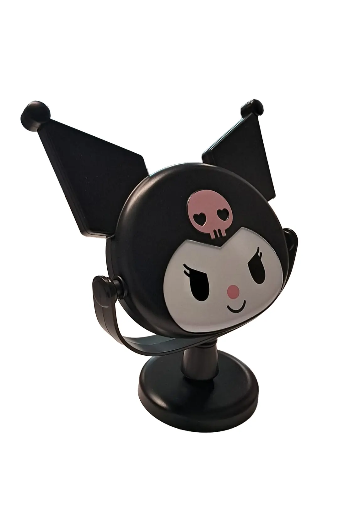 Sanrio Lisanslı Kuromi Döner Masaüstü Makyaj Aynası – Ayarlanabilir Açılı Tasarım
