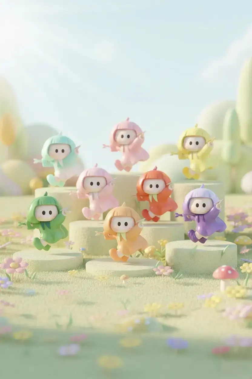 Miniso Lisanslı YOYO Fly with the Wind Kokulu Figür Sürpriz Kutusu Blind Box – Koleksiyonluk Model