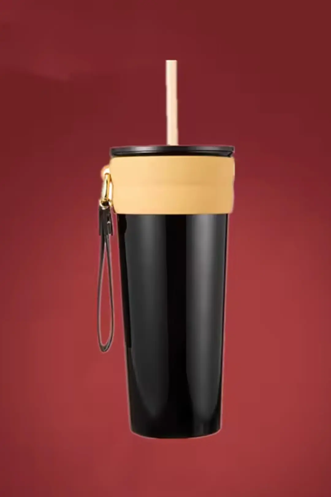 Harry Potter Lisanslı Hogwarts Pipetli Çelik Matara – 304 Paslanmaz Sızdırmaz Su Matarası 800 ML 20 Cm