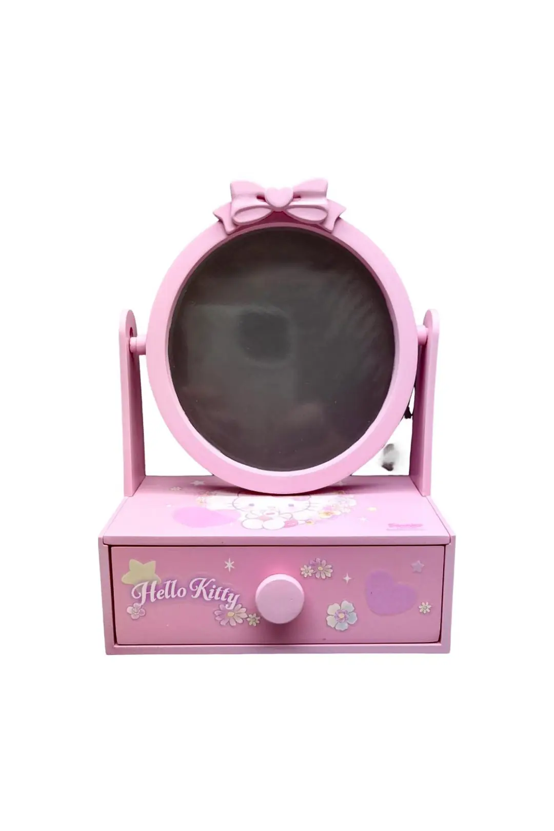 Hello Kitty Çiçek Temalı Aynalı Mini Çekmeceli Düzenleyici