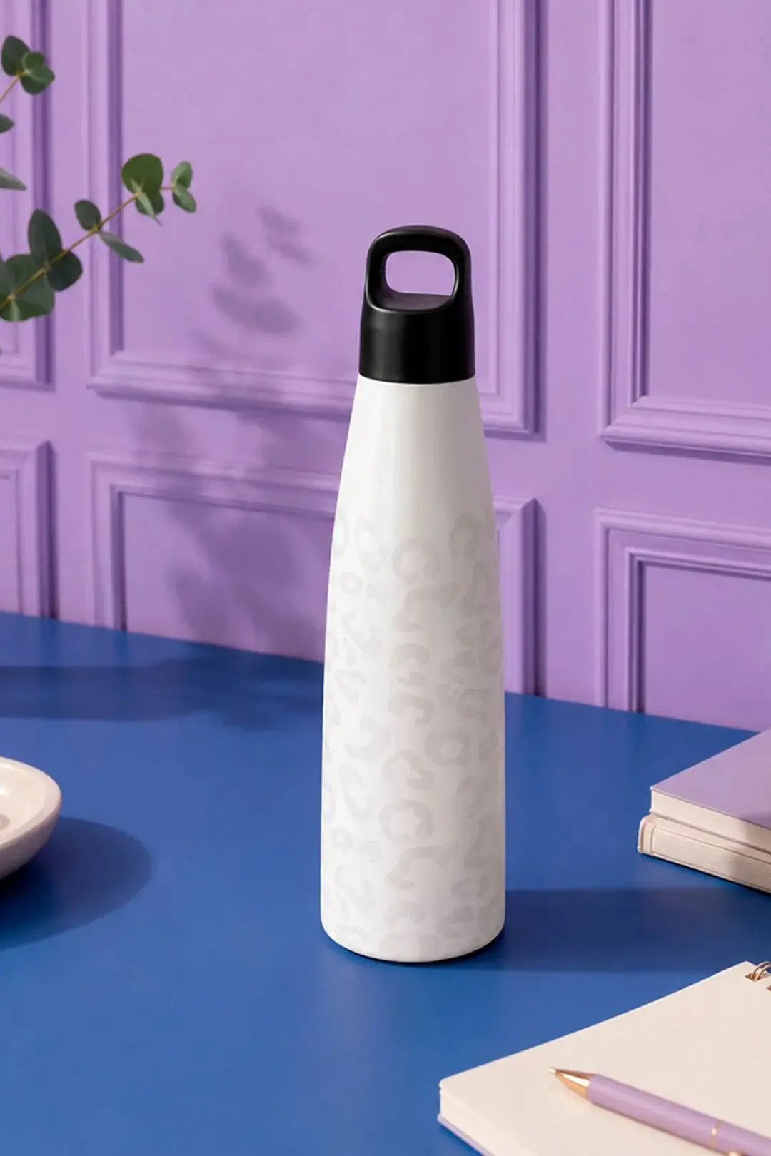 Miniso Lisanslı Renkli Seri Saplı Çift Cidarlı Termos Şişe 500 mL – Paslanmaz Çelik