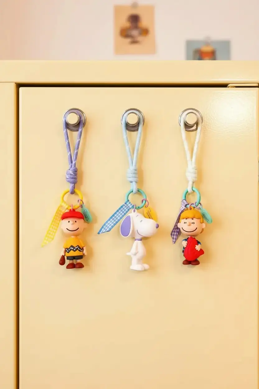 Snoopy Lisanslı Renkli Vintage 3D Figürlü Anahtarlık – Çanta ve Anahtar Aksesuarı