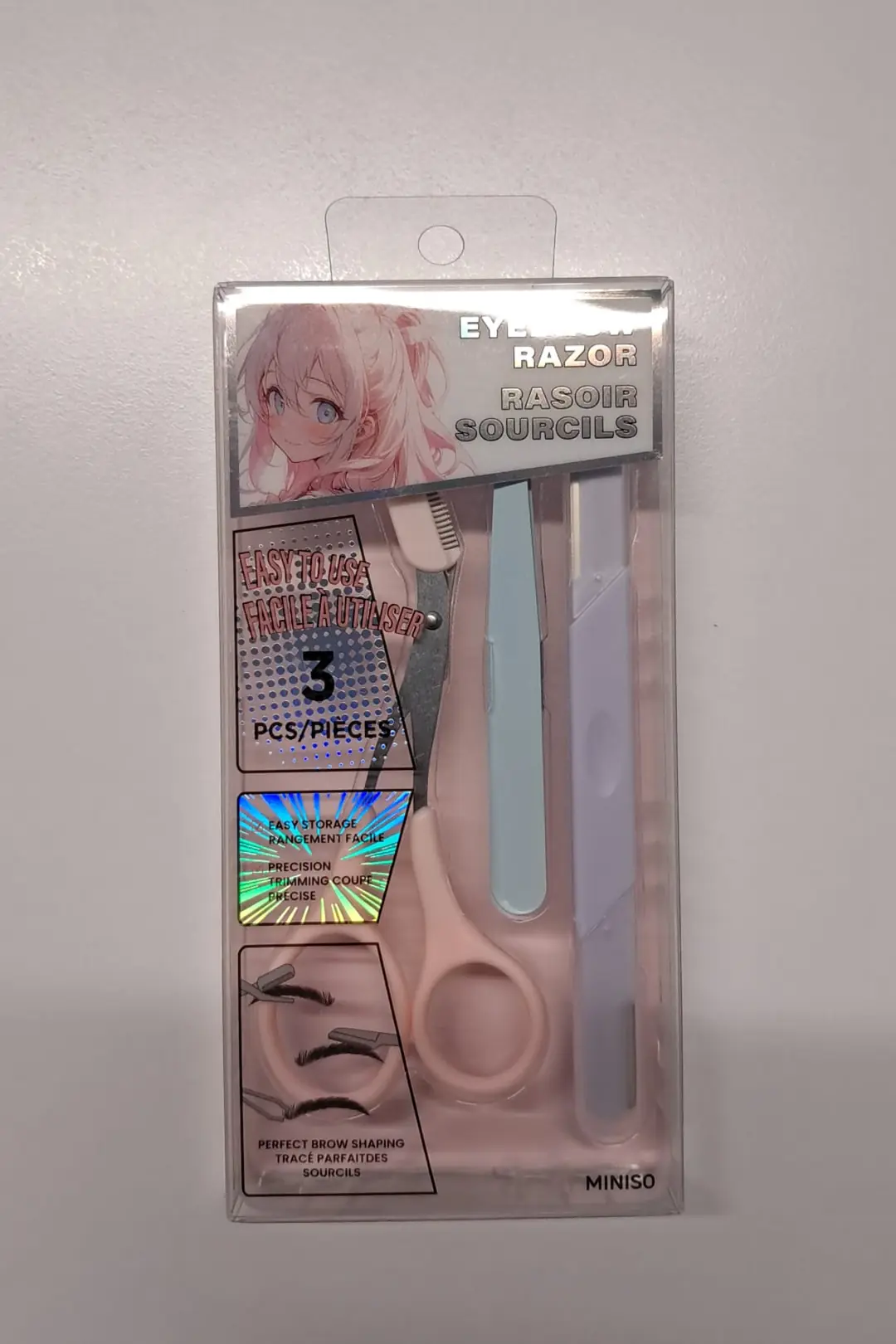 Miniso Lisanslı Bloom & Glow Kaş Bakım Seti – 3 Parça Pratik Kaş Şekillendirme