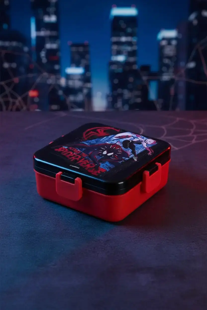 Marvel Spider-Man Koleksiyonu Kare Yemek Kutusu (1200 mL)