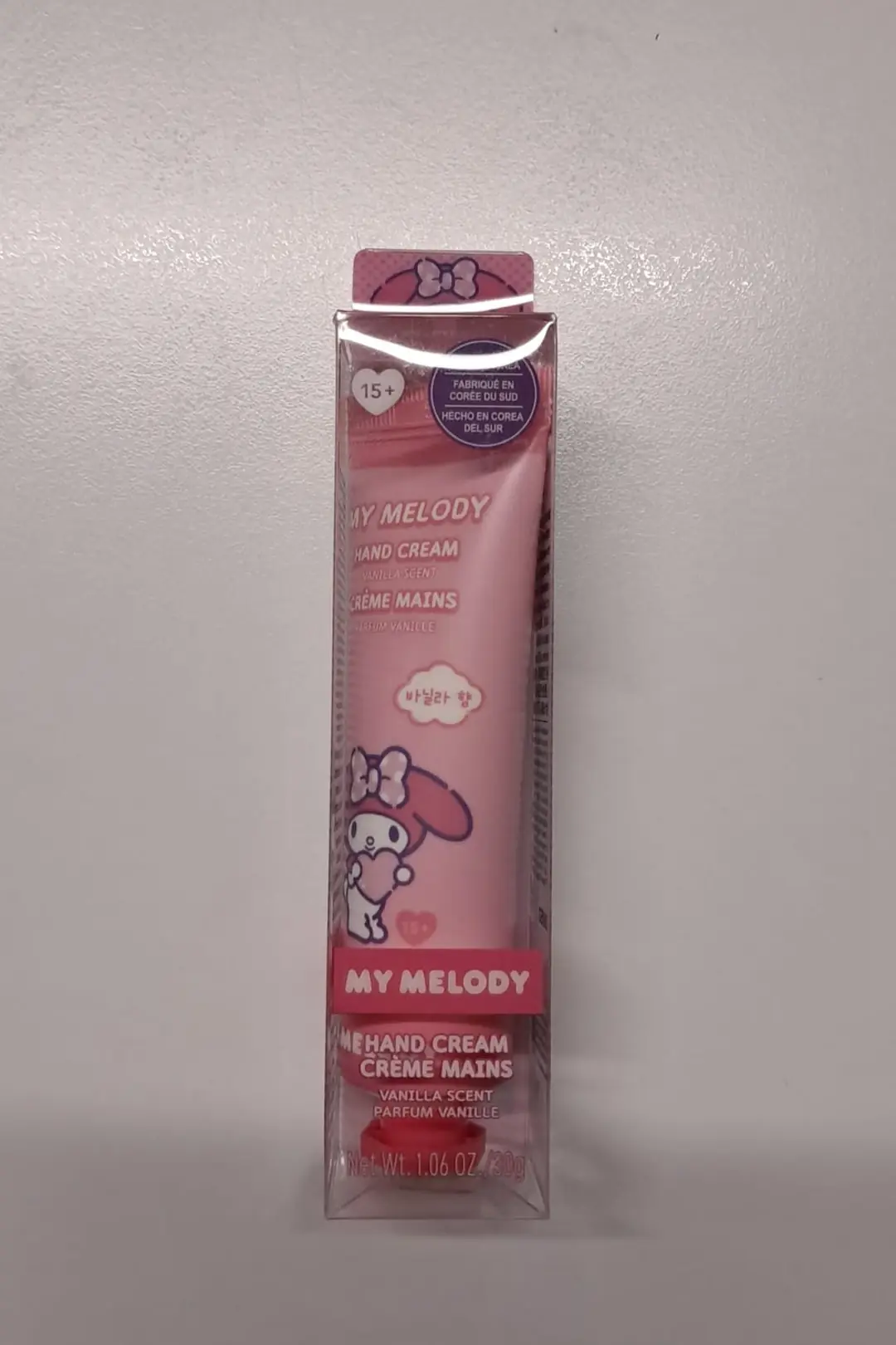 Sanrio Lisanslı My Melody Vanilya Kokulu El Kremi – Taşınabilir Günlük El Bakımı