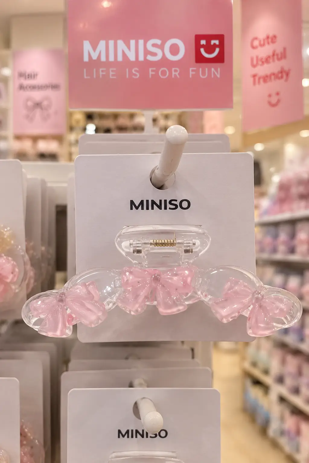 Miniso Lisanslı Sky Blue Serisi Saç Klipsi Pastel Tonlar Şık ve Modern Tasarım 16 Cm
