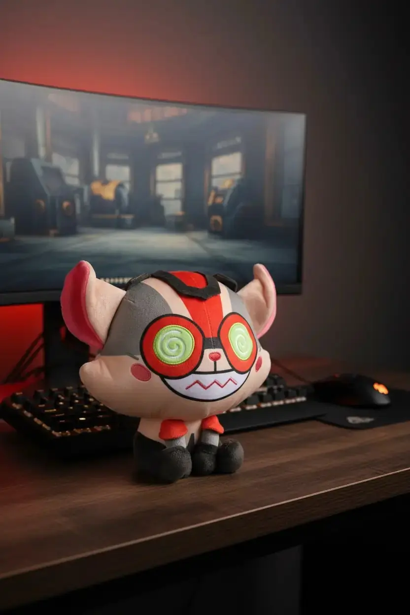 League of Legends Lisanslı Ziggs Oturan Peluş Oyuncak – Yumuşak Koleksiyonluk
