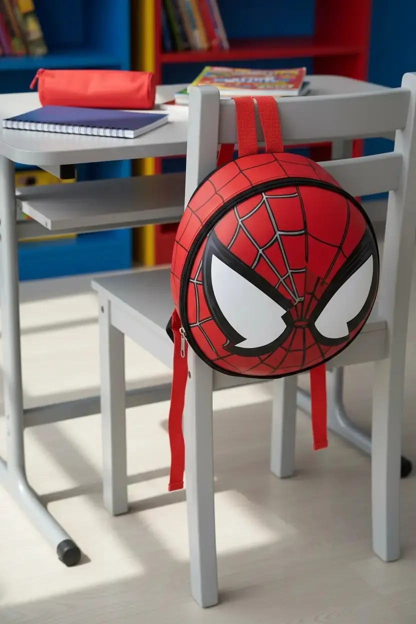 Marvel Lisanslı Spider-Man Ultra Hafif Güvenlik Sırt Çantası – Kompakt