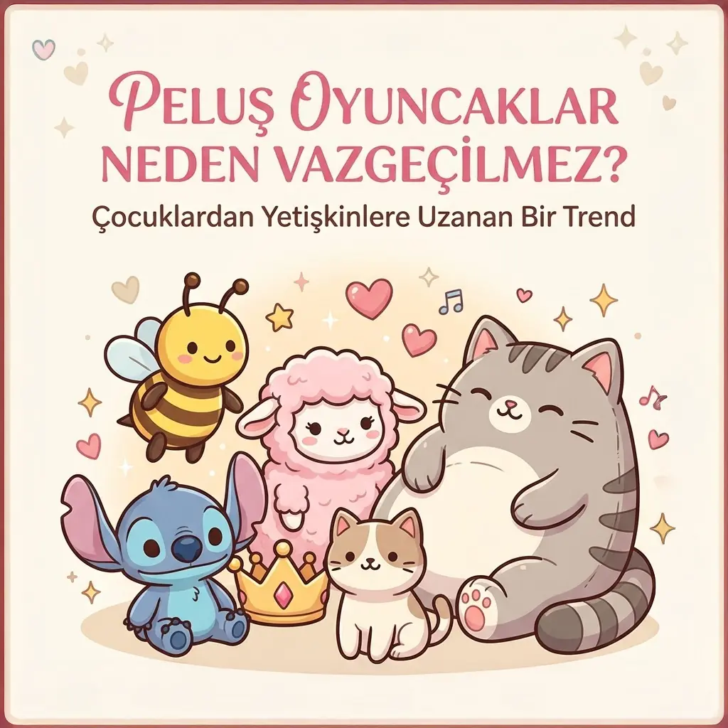 Peluş Oyuncaklar Neden Vazgeçilmez? Çocuklardan Yetişkinlere Uzanan Bir Trend