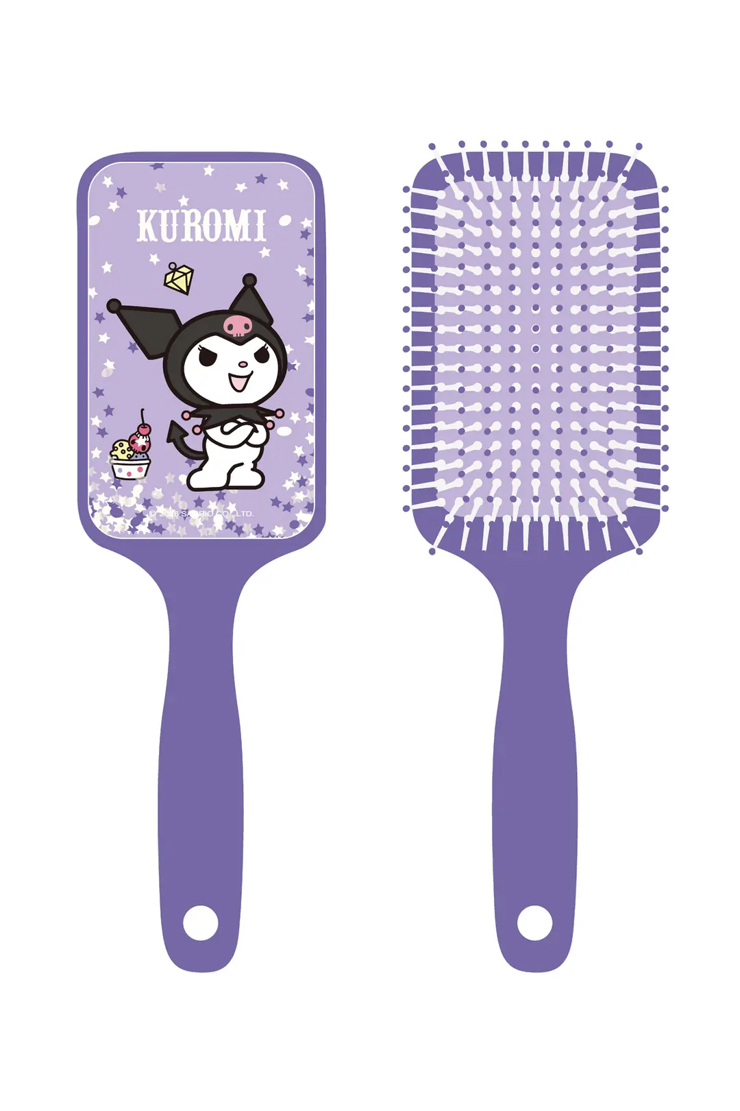Kuromi Simli Kare Paddle Saç Fırçası