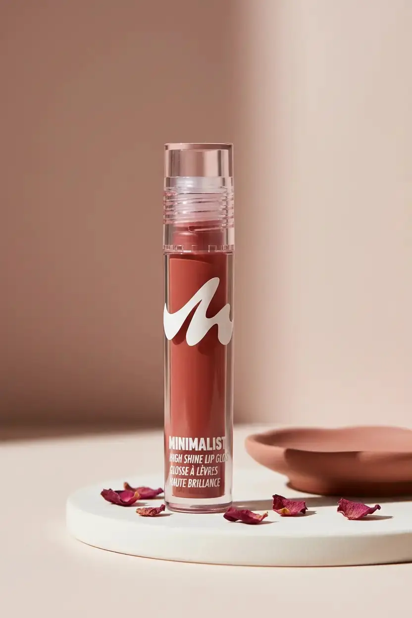 Miniso Lisanslı Minimalist Serisi Dudak Parlatıcısı No 02 - Doğal Işıltı Veren ve Nemlendirici Etkili Parlak Lip Gloss
