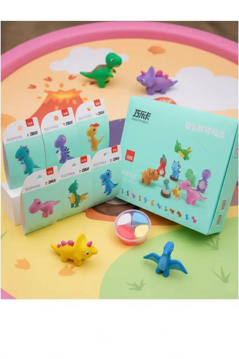 Miniso Lisanslı Açık Kil Serisi Bebek Dinozor – Eğitici Ve Yaratıcı Oyun Hamuru Seti 15,5 Cm
