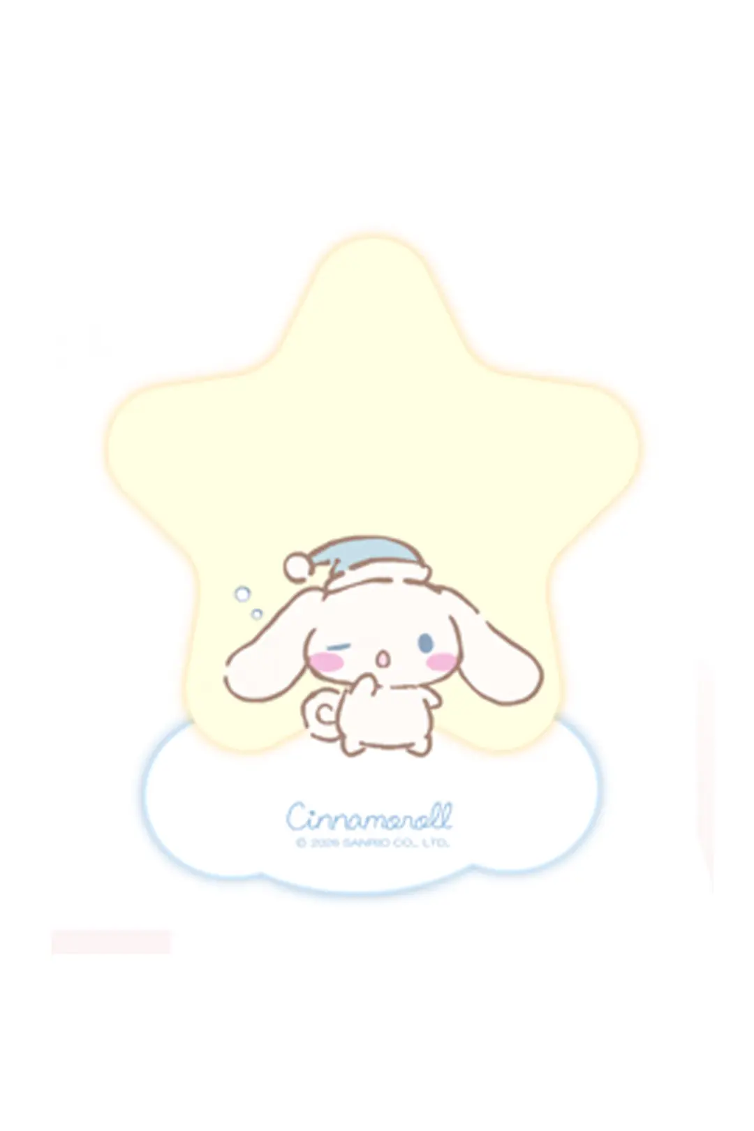 Cinnamoroll Sweet Dream Koleksiyonu Yıldız ve Ay Dekoratif Gece Lambası (Yıldız)