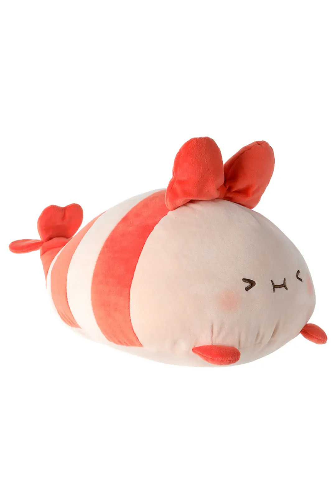 Miniso Lisanslı Sevimli Karides Peluş Oyuncak – Yumuşak Dokulu Dekoratif Koleksiyon Figürü 17 Cm