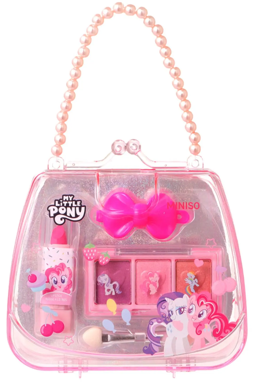 My Little Pony Lisanslı Saç Bantlı Çantalı Çocuk Makyaj Seti