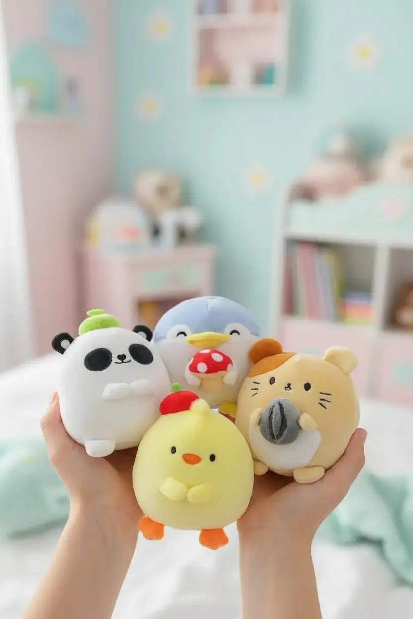 Miniso Lisanslı Yummy Yummy Mini Peluş Oyuncak 10 Cm – 5 Farklı Model Sevimli Koleksiyon