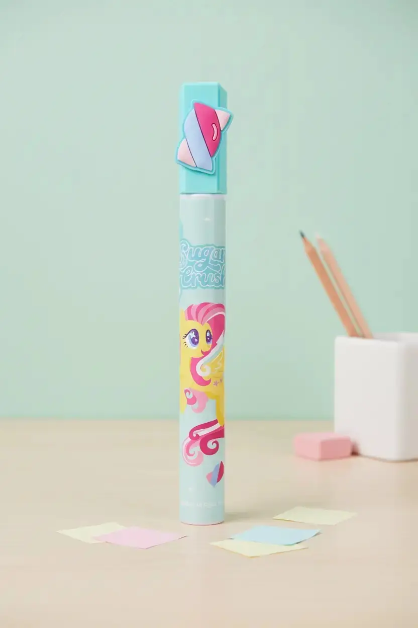 My Little Pony Lisanslı Fluttershy Büyük Marker – Sevimli Renkli Tasarım Kalın Uçlu Kalem 19.6 Cm