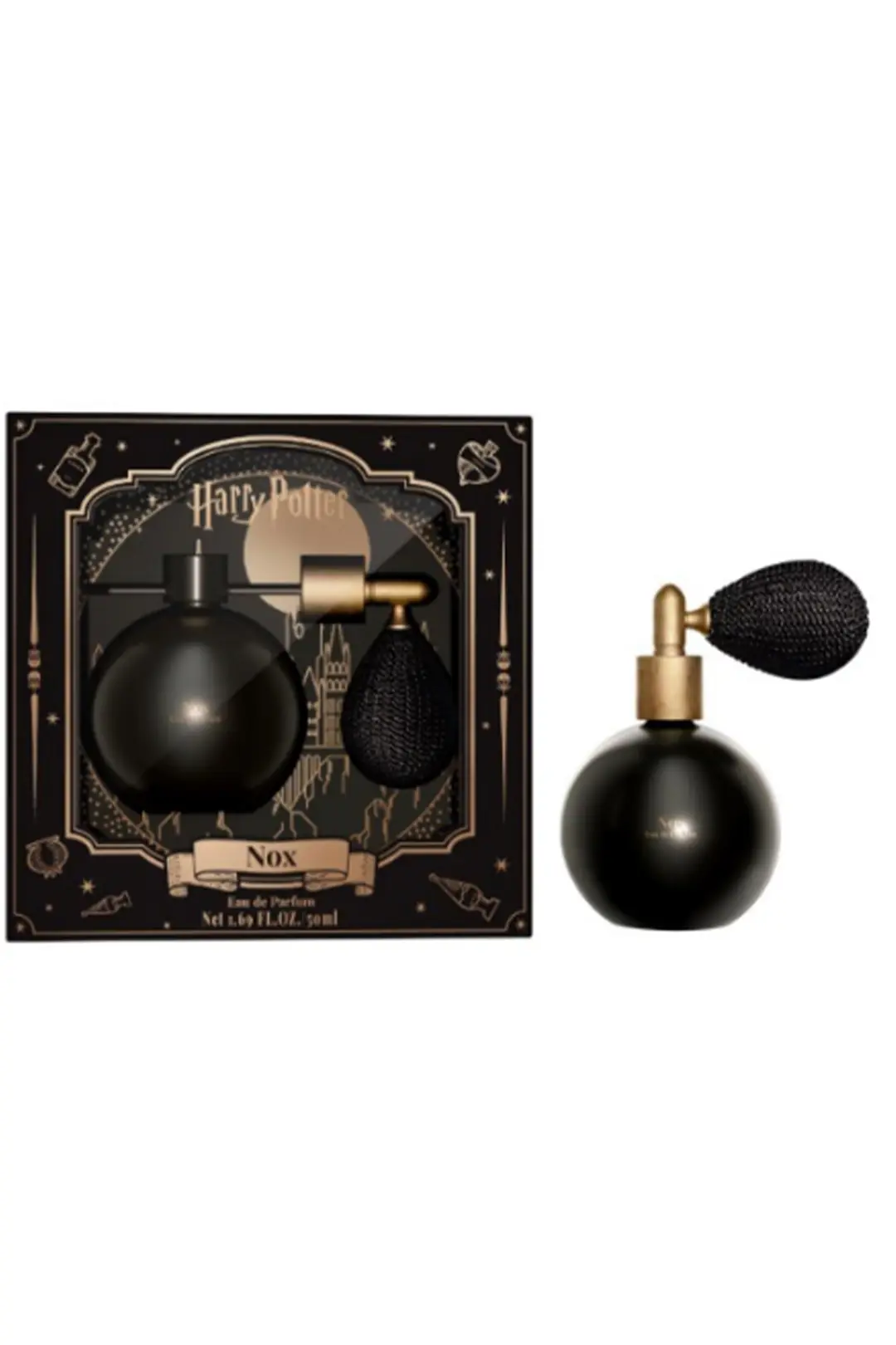 Harry Potter Lisanslı Nox Parfüm – Eşsiz ve Büyüleyici Tazeleyici Esanslı Özel Tasarım Cam Şişe Erkek / Kadın Parfüm 50 ML