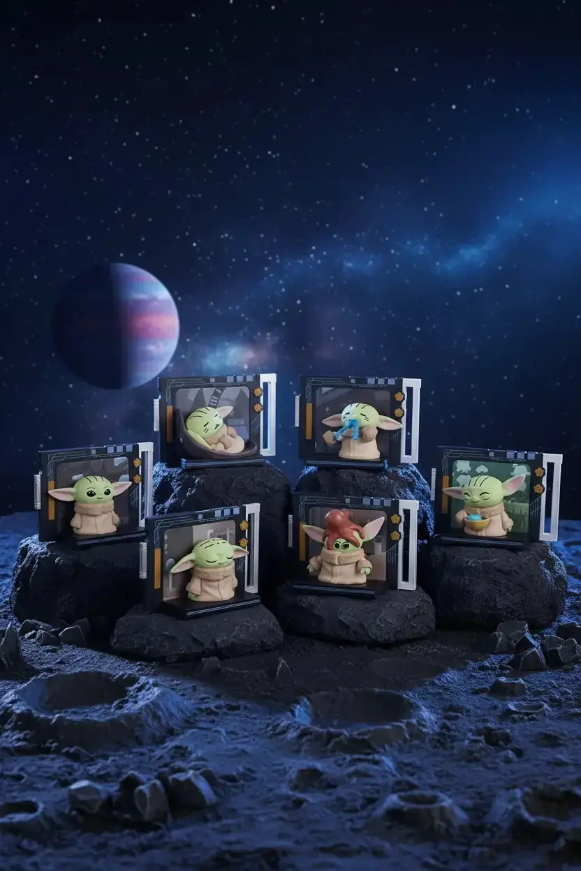 Star Wars Lisanslı Grogu Sürpriz Kutu Figür – Eğitim Günü 12 Cm