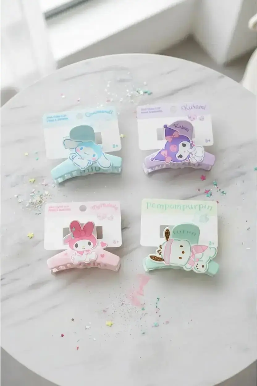 Hello Kitty Lisanslı Kıskaç Saç Tokası – Güçlü Tutuş & Kompakt Tasarım