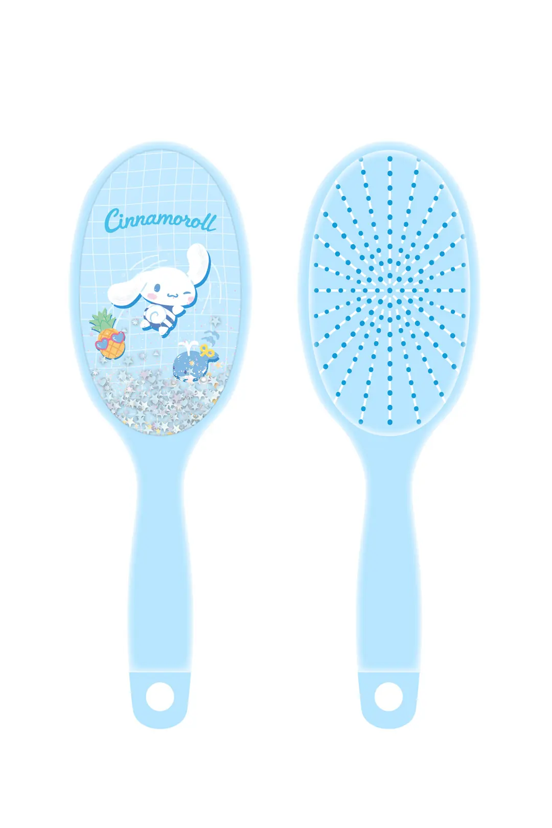 Cinnamoroll Yazın Tadını Çıkar Koleksiyonu Simli Oval Yastık