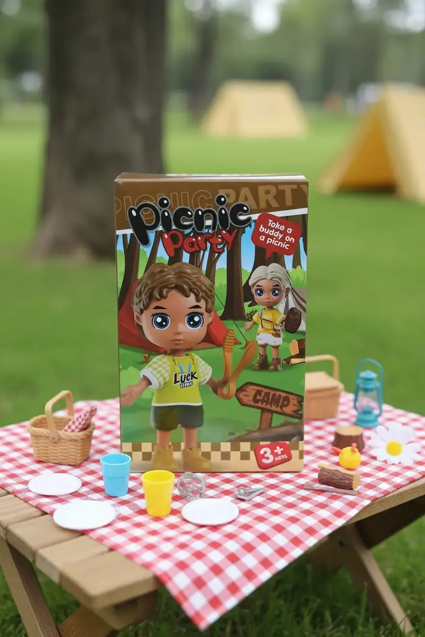 Bebekler Piknik Serisi Oyuncak – Kamp Temalı Eğlenceli Oyun Seti