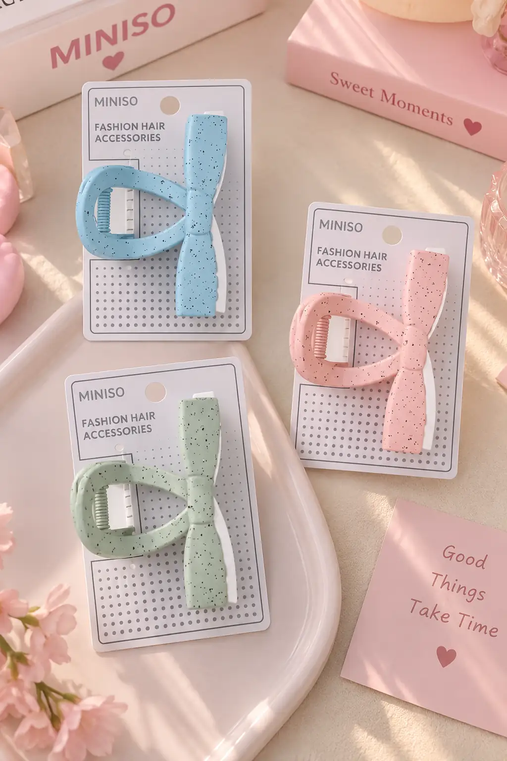 Miniso Lisanslı Basic Serisi Mandal Toka – Mat Dokulu Güçlü Tutuş