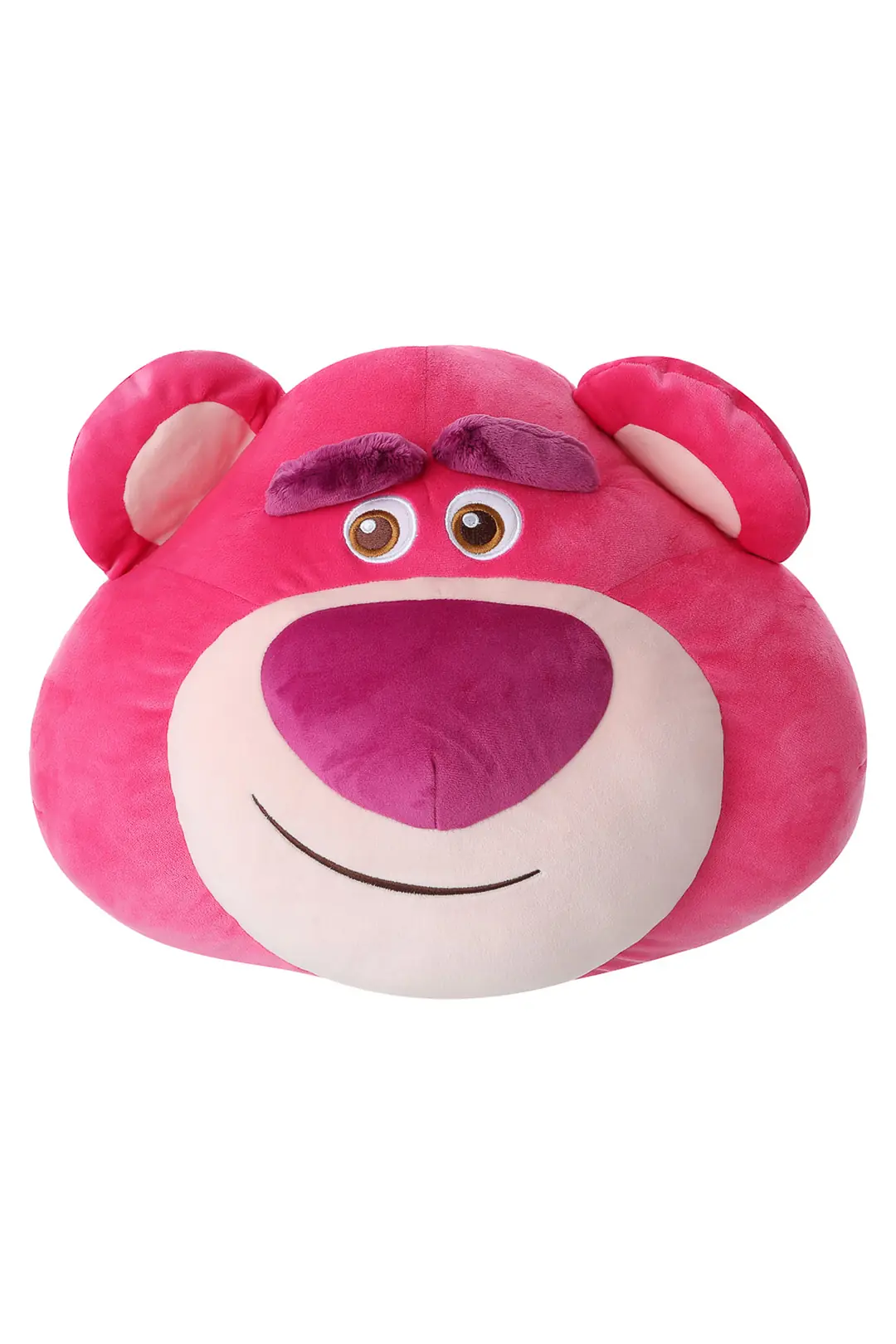 Disney Pixar Lotso Lisanslı Yastık 44 Cm – Baş Şeklinde Peluş Yastık