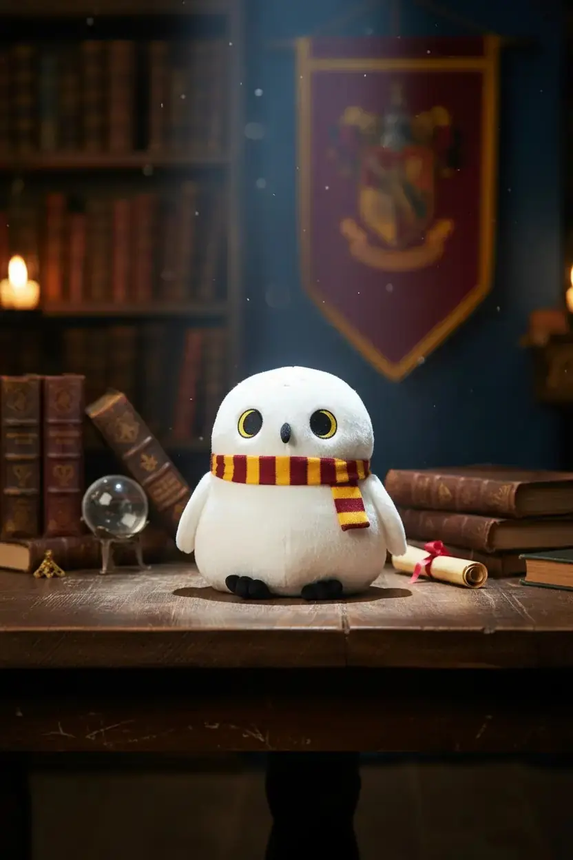 Harry Potter Lisanslı Hedwig Peluş Oyuncak 35 Cm – Askılı & Yumuşak Dokulu