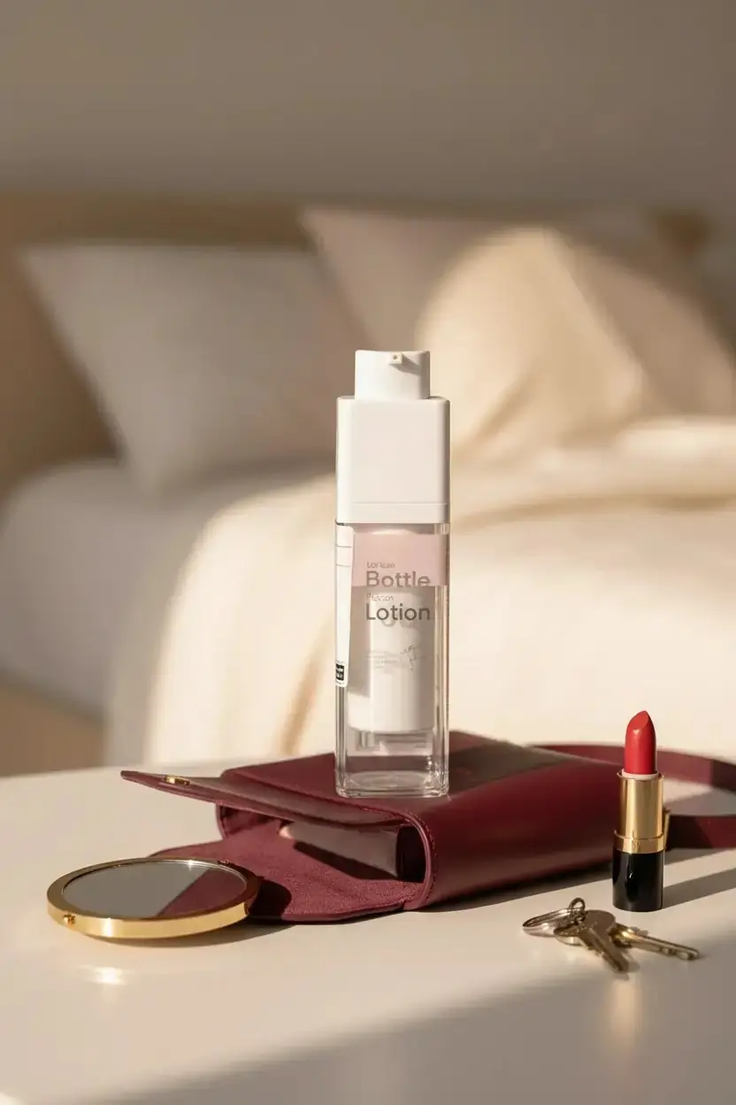 Miniso Lisanslı Vakumlu Pompalı Losyon Şişesi 30 ml – Sızdırmaz Seyahat Tipi