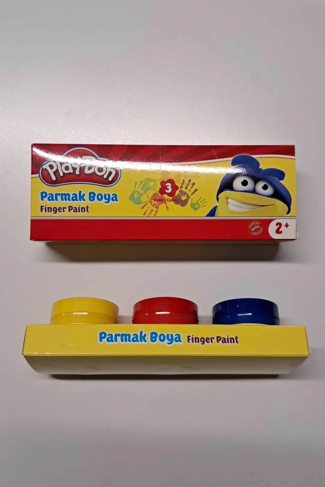 Play-Doh Parmak Boyası 3 Renk 50 ml – Çocuklar İçin Boyama Seti