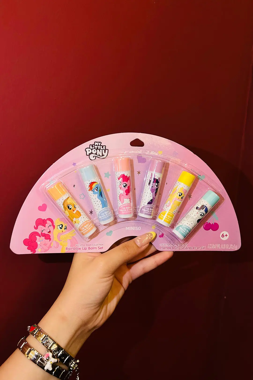 My Little Pony Lisanslı 6'lı Lip Balm Seti – Karışık Meyve Aromalı