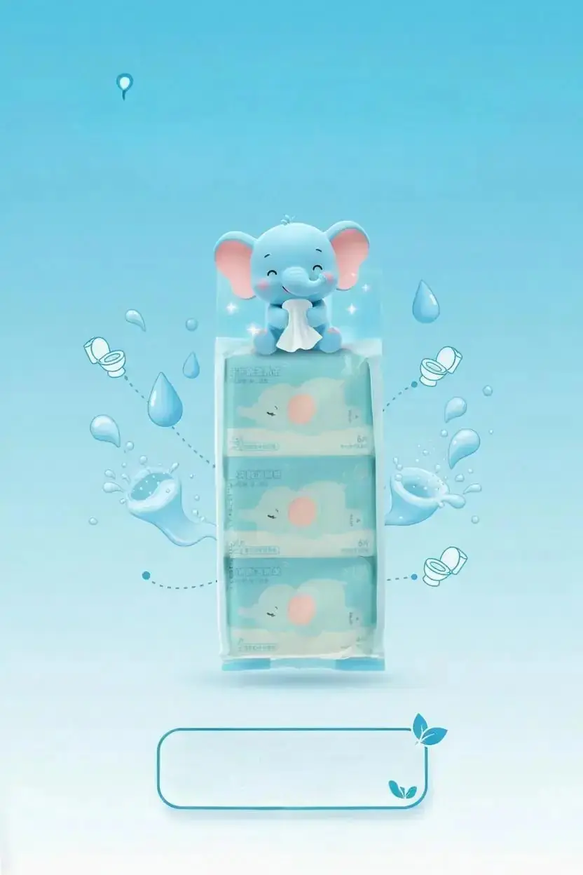 Miniso Lisanslı Mini Islak Mendil 6 x 6’lı Paket – Yumuşak ve Taşınabilir Temizlik