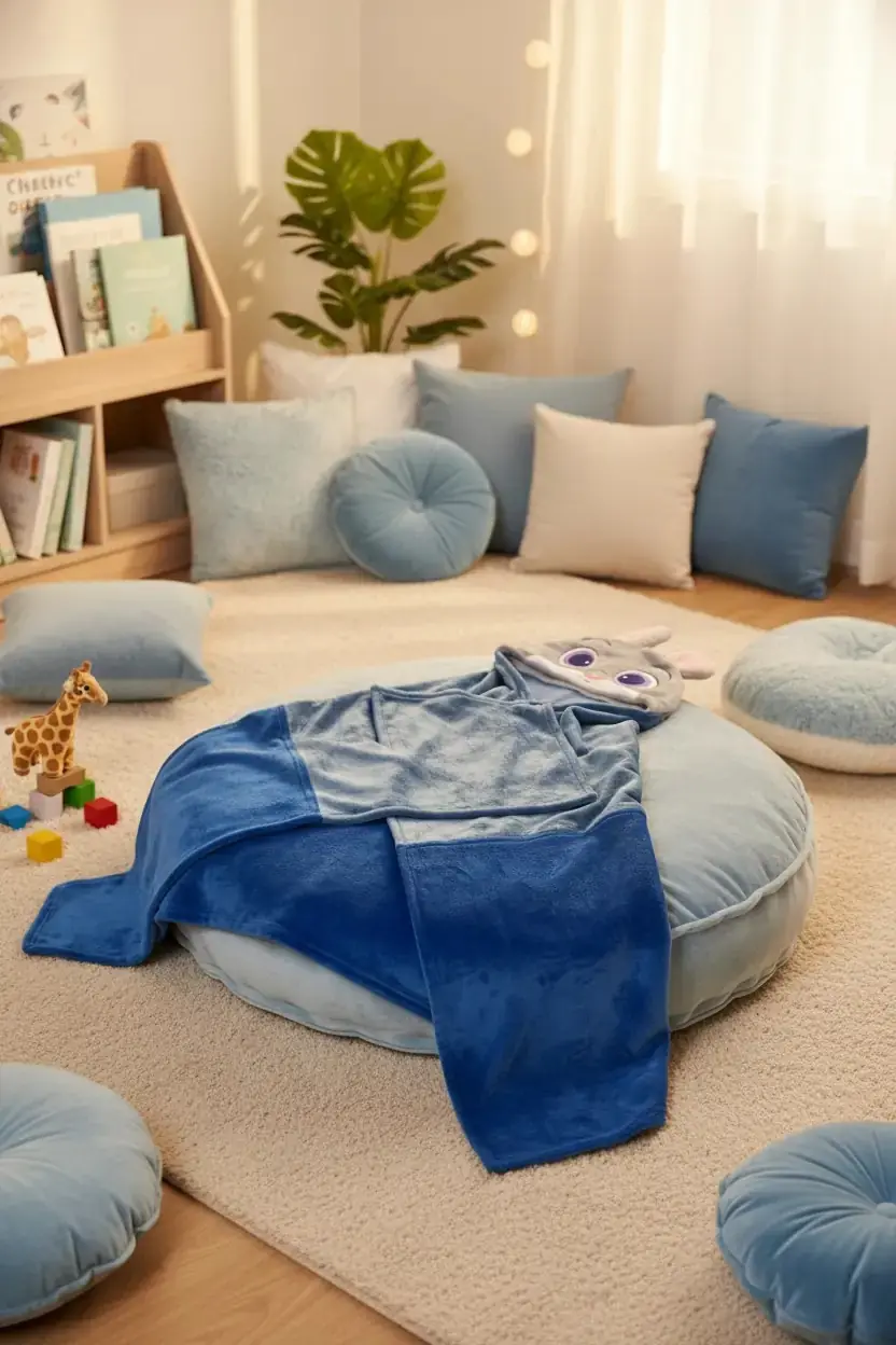 Disney Zootropolis Lisanslı Kalın Kapüşonlu Battaniye (Judy)