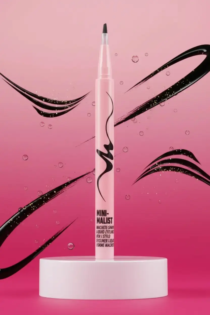 Miniso Lisanslı Minimalist Serisi Kesik Uçlu Eyeliner – İnce ve Kalın Çizgi Kontrolü Sağlayan Siyah Eyeliner (01 Siyah)