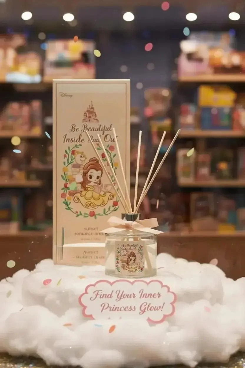 Disney Prenses Belle Lisanslı Oda Kokusu – Sunset Romance Orange Aromalı Çubuklu Difüzör 24 Cm