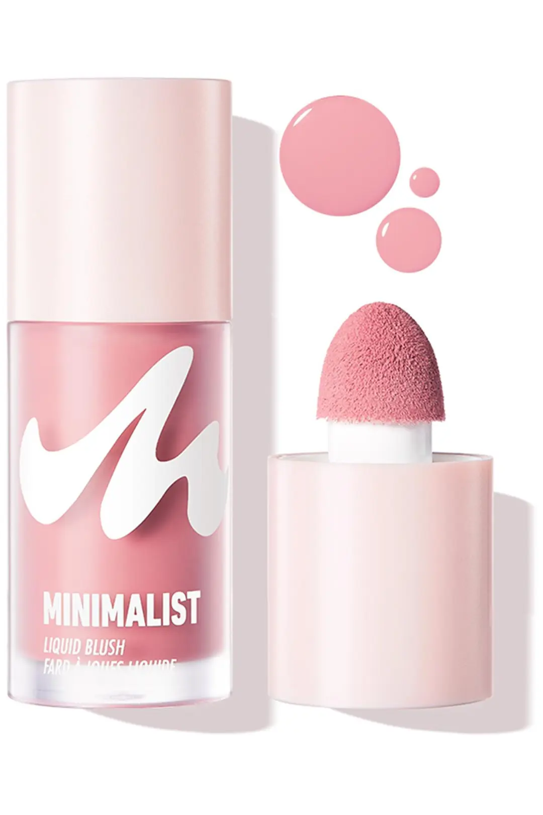 Miniso Lisanslı Minimalist Serisi Likit Allık No 04 - Doğal ve Sofistike Işıltı Veren Sünger Başlıklı Kalıcı Allık