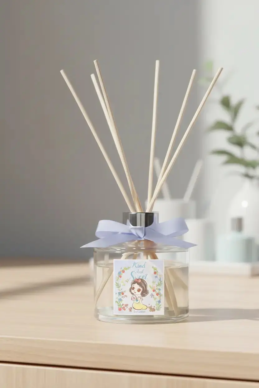 Disney Prenses Pamuk Prenses Lisanslı Oda Kokusu – Jasmine Aromalı Çubuklu Difüzör 24 Cm