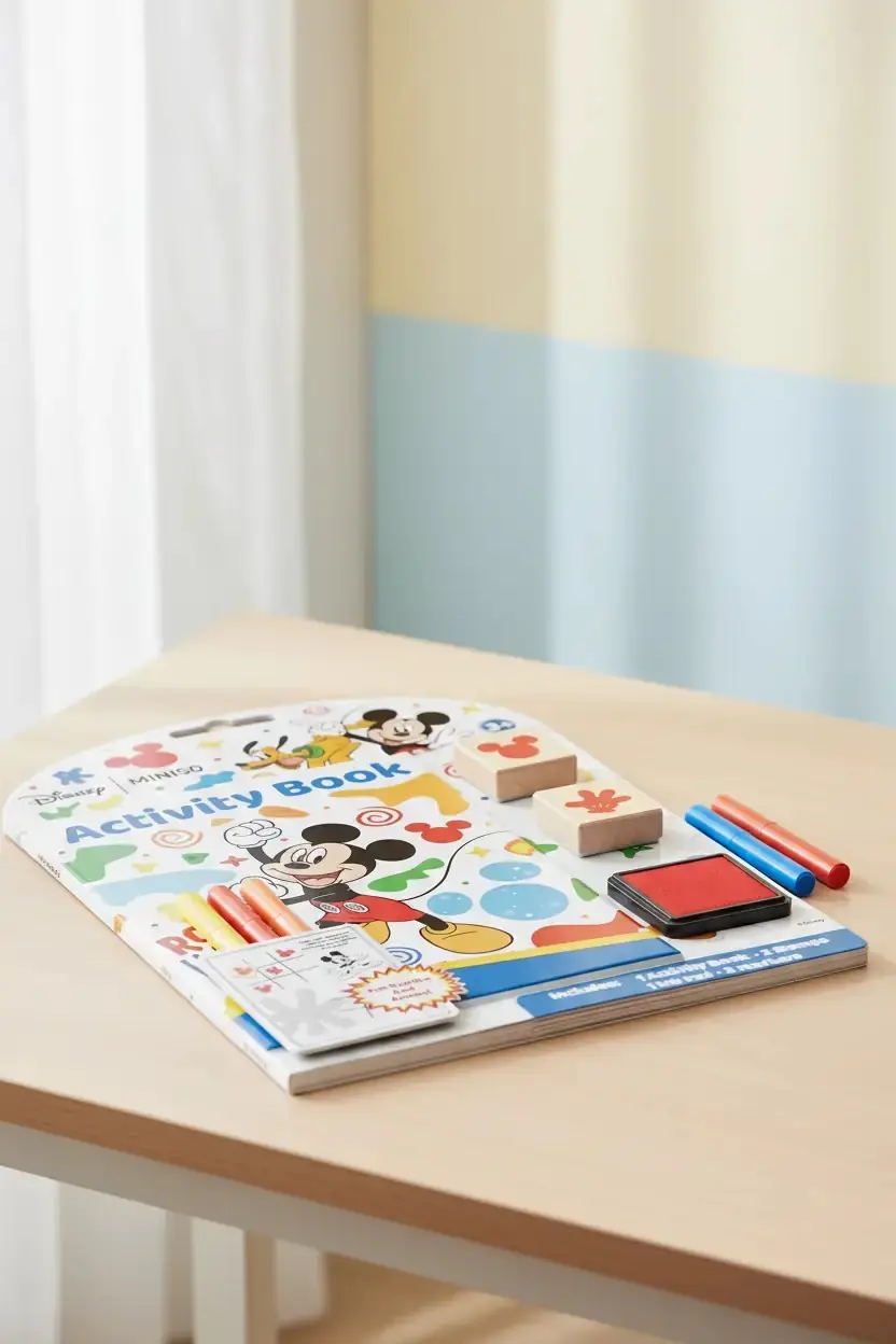 Disney Mickey Mouse Lisanslı Damga Ve Çizim Seti İnteraktif Aktivite 22.2 Cm