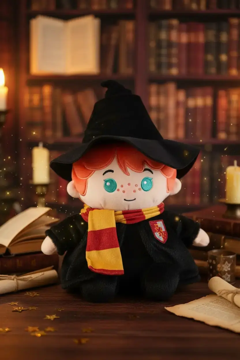 Harry Potter Lisanslı Sihirli Cübbeli Oturan Peluş Oyuncak