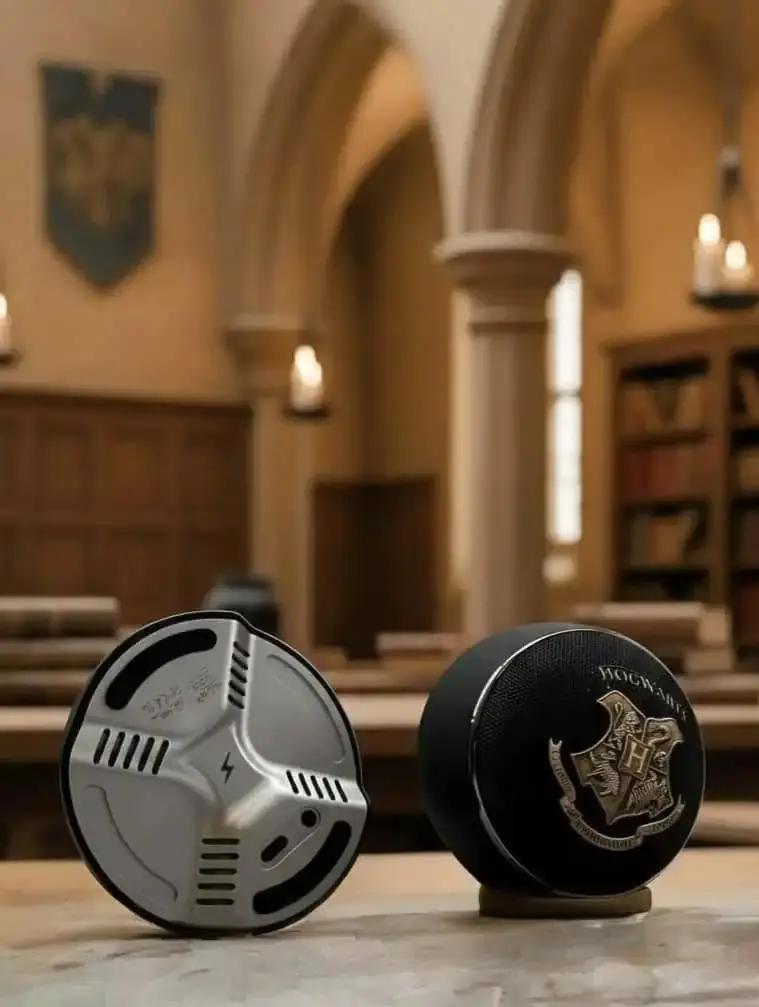 Harry Potter Lisanslı Manyetik Kablosuz Hoparlör – Hogwarts Armalı Güçlü Baslı Bluetooth Hoparlör
