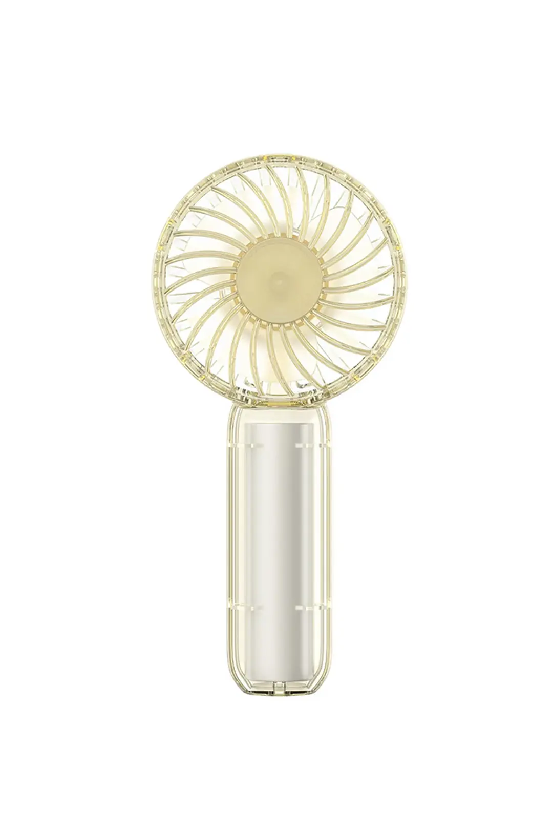 Miniso Lisanslı El Tipi Mini Fan Beyaz – Şarj Edilebilir Taşınabilir El Fanı 13,75 Cm