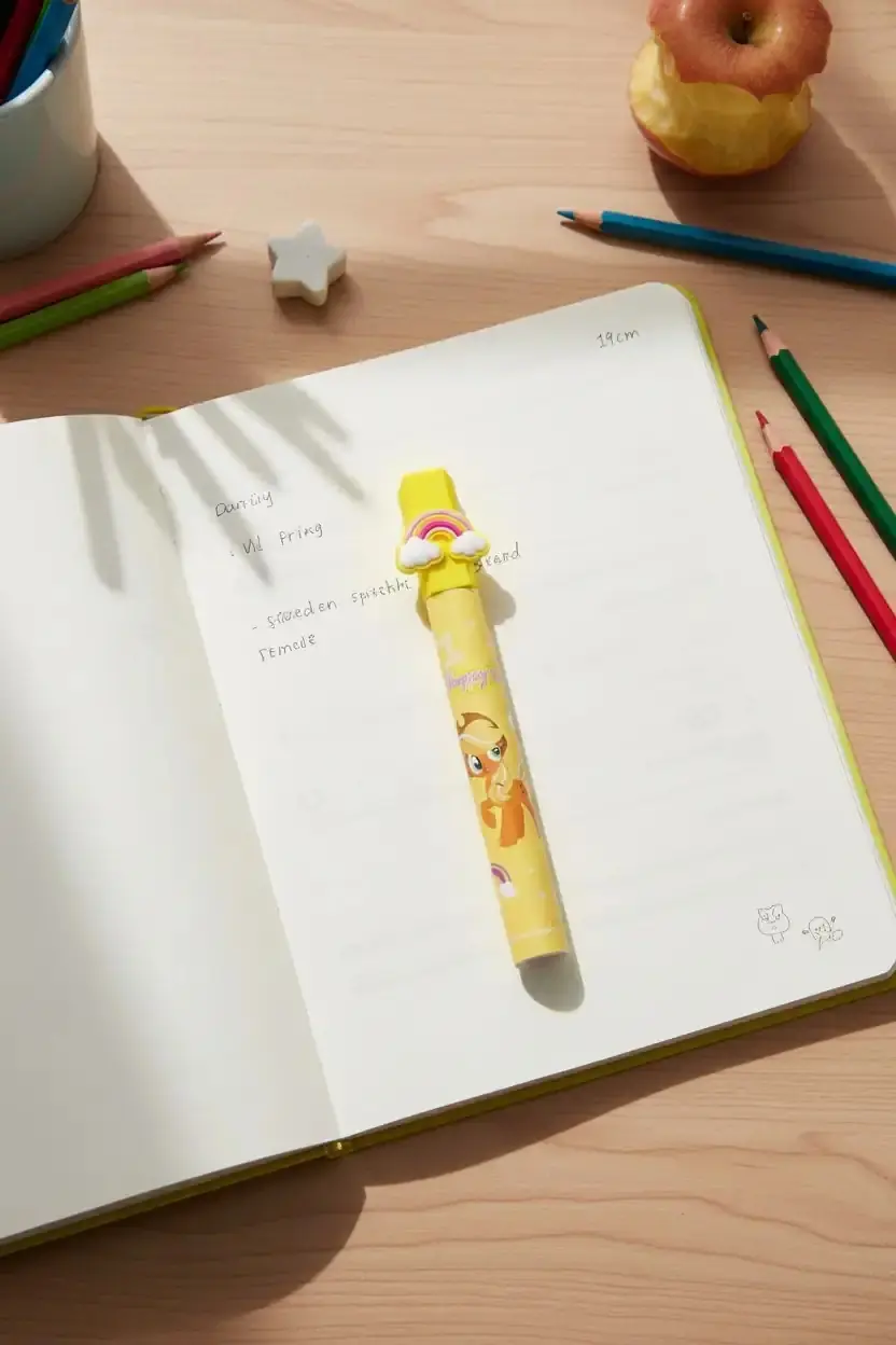 My Little Pony Lisanslı Applejack Büyük Marker – Gökkuşağı Figürlü Eğlenceli Kalem 19.6 Cm